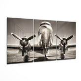 Plane Mega Glass Wall Art.